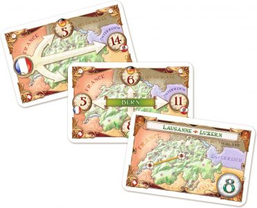 Ticket to Ride India + Zwitserland