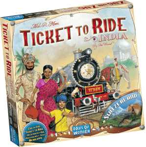 Ticket to Ride India + Zwitserland