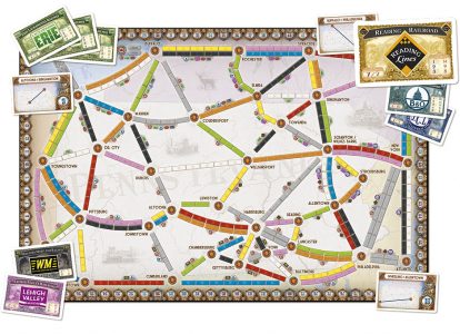 Ticket to Ride United Kingdom + Pennsylvania