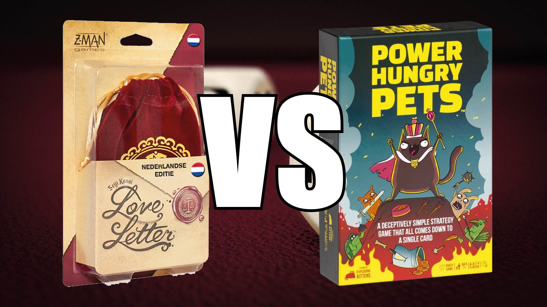 Wat zijn de verschillen tussen Love Letter en Power Hungry Pets