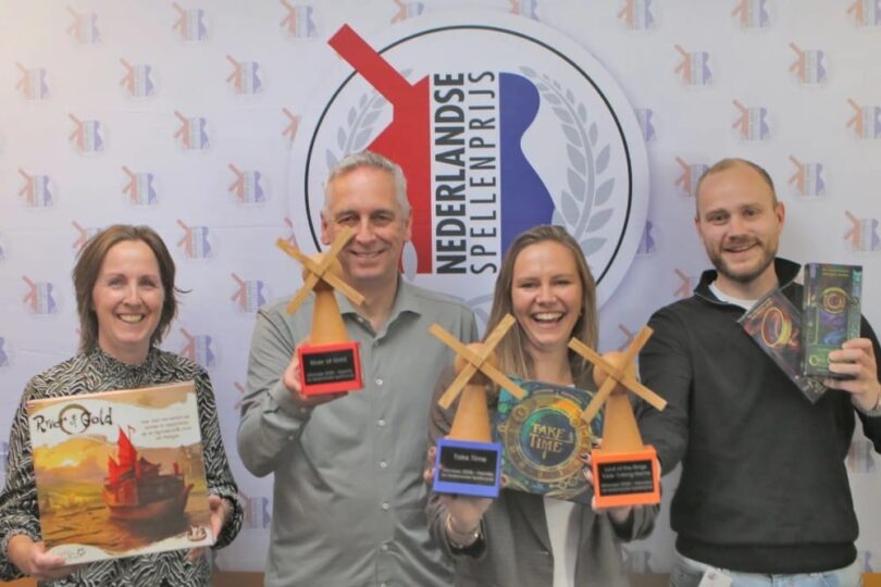 Winnaars Nederlandse Spellenprijs 2026 bekend: Take Time, The Lord of the Rings: Trick-Taking Game en River of Gold